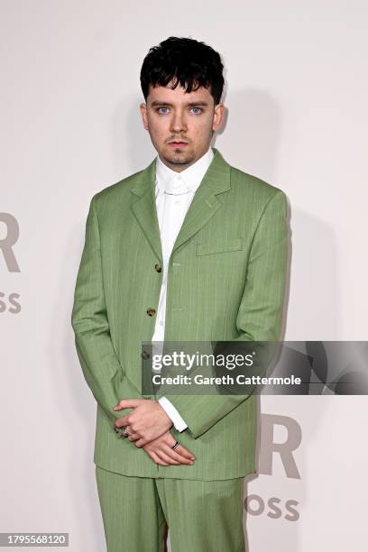 Asa Butterfield arrives at the GQ Men Of The Year Awards 2023 at The Royal Opera House on November 15, 2023 in London, England.
