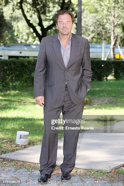 Sebastiano Somma attends the "Un Caso Di Coscienza 5" photocall at Casa del Cinema on September 5, 2013 in Rome, Italy.