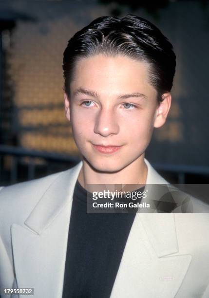 Actor Gregory Smith attends the "Small Soldiers" Universal City Premiere on July 8, 1998 at Universal Amphitheatre in Universal City, California.