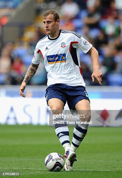 David Wheater of Bolton Wanderers during the Sky Bet Championship match between Bolton Wanderers and Queens Park Rangers at Reebok Stadium on August...