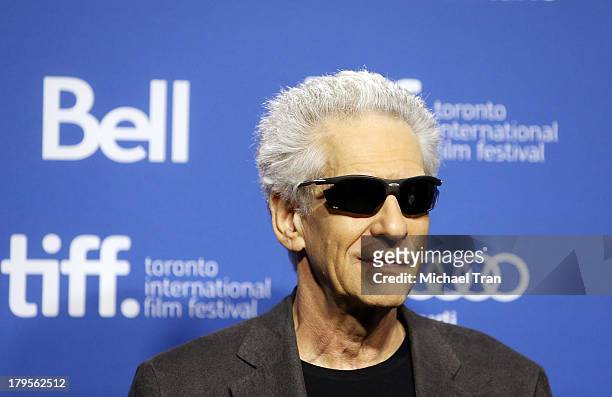 David Cronenberg attends "The Cronenberg Project" press conference during the 2013 Toronto International Film Festival held at TIFF Bell Lightbox on...