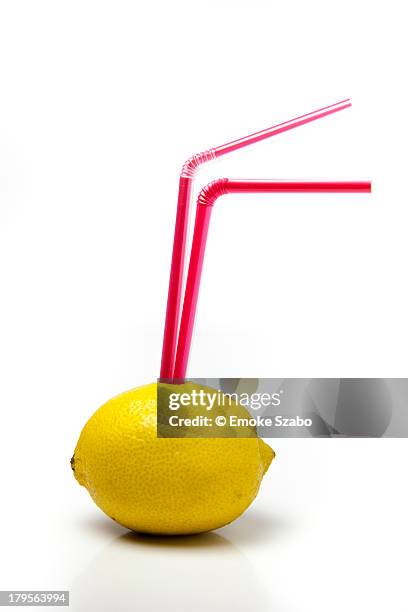 lemonade - drinking straw stock pictures, royalty-free photos & images