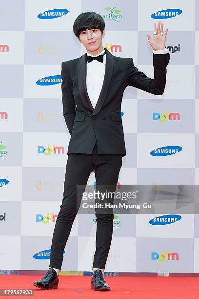 South Korean actor No Min-Woo arrives at the Seoul International Drama Awards 2013 at National Theater on September 5, 2013 in Seoul, South Korea.