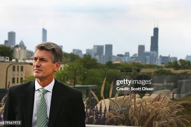 Minneapolis Mayor R.T. Rybak holds a press conference to unveil an advertising campaign called "I Want to Marry You in Minneapolis" on September 5,...