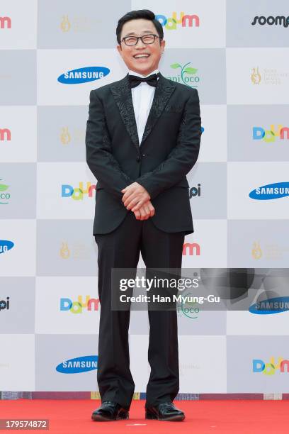 South Korean actor Lee Moon-Shik arrives for photographs at the Seoul International Drama Awards 2013 at National Theater on September 5, 2013 in...