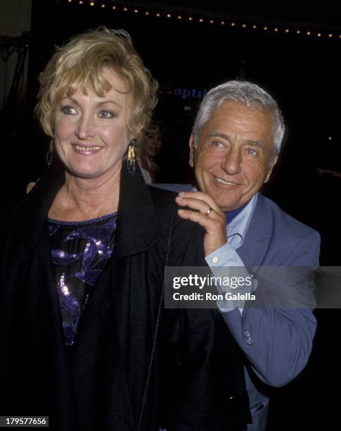 Leo Penn and Eileen Ryan attend the premiere of "At Close Range" on April 17, 1986 at Mann Bruin Theater in New York City.