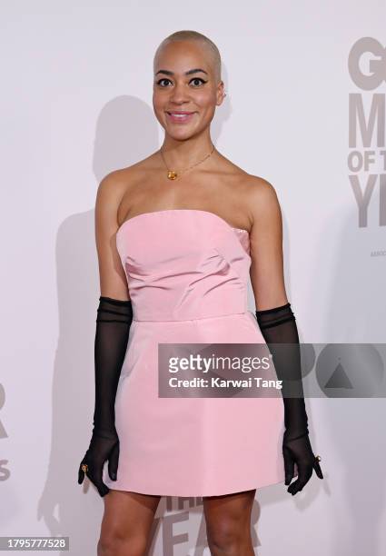 Cush Jumbo arrives at the GQ Men Of The Year Awards 2023 at The Royal Opera House on November 15, 2023 in London, England.