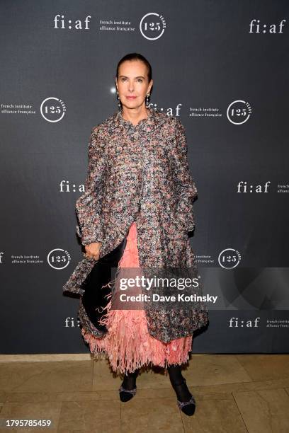 Carole Bouquet attends the FIAF Trophée des Arts Gala 2023 at The Plaza Hotel on November 15, 2023 in New York City.