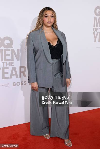 Mahalia arrives at the GQ Men Of The Year Awards 2023 at The Royal Opera House on November 15, 2023 in London, England.