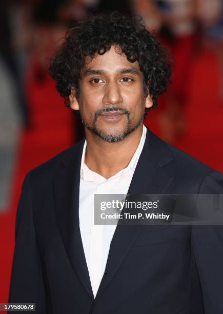 Naveen Andrews attends the World Premiere of "Diana" at Odeon Leicester Square on September 5, 2013 in London, England.