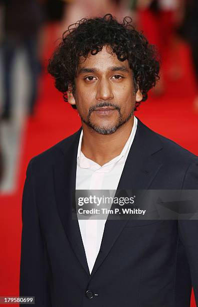 Naveen Andrews attends the World Premiere of "Diana" at Odeon Leicester Square on September 5, 2013 in London, England.