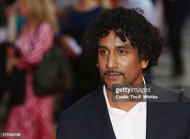 Naveen Andrews attends the World Premiere of "Diana" at Odeon Leicester Square on September 5, 2013 in London, England.