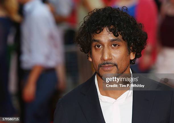 Naveen Andrews attends the World Premiere of "Diana" at Odeon Leicester Square on September 5, 2013 in London, England.