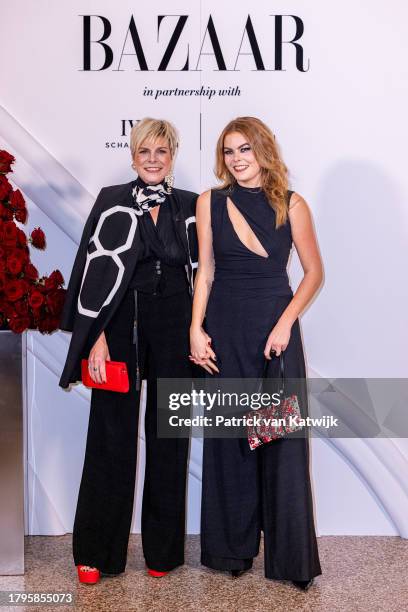 Princess Laurentien of The Netherlands and Countess Eloise van Oranje attend the Harper's Bazaar's Women of the Year 2023 At Stedelijk Museum on...