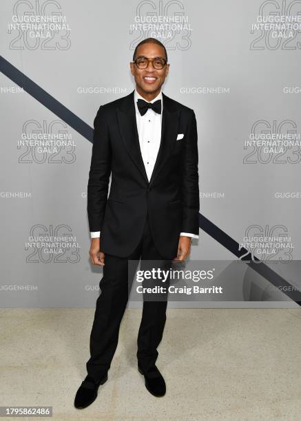 Don Lemon attends the 2023 Guggenheim International Gala at Solomon R. Guggenheim Museum on November 15, 2023 in New York City.