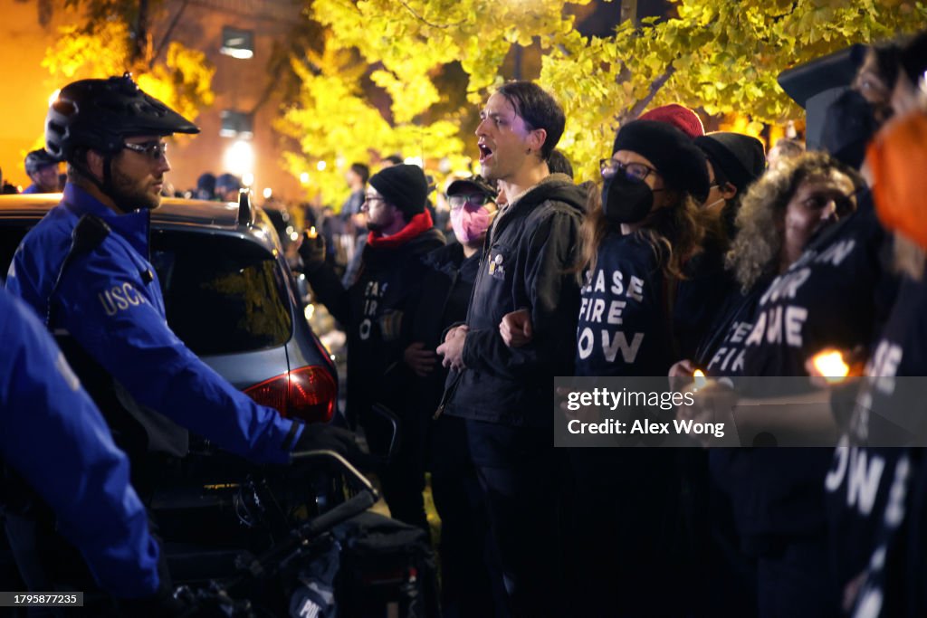 Jewish Peace Activists Rally Near Capitol Hill