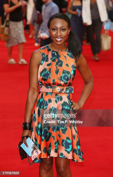 Beverley Knight attends the World Premiere of "Diana" at Odeon Leicester Square on September 5, 2013 in London, England.