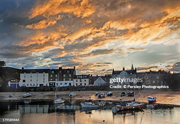 stonehaven harbour - aberdeen scotland stock pictures, royalty-free photos & images