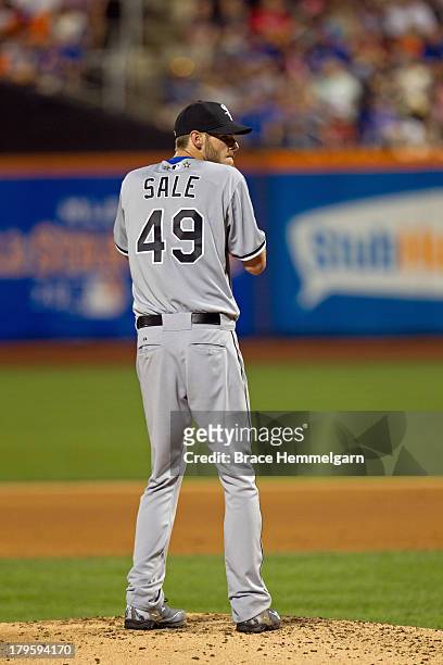 American League All-Star Chris Sale of the Chicago White Sox pitches during the 84th MLB All-Star Game on July 16, 2013 at Citi Field in the Flushing...