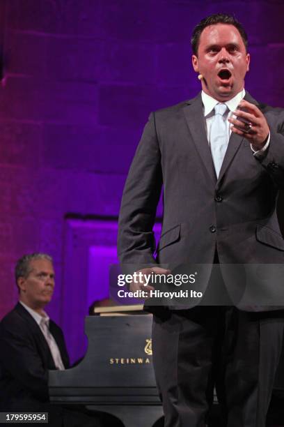"Concert in Honor of Richard Tucker's 100th Birthday" at Naumburg Bandshell, Central Park on Wednesday night, August 28, 2013.This image:The tenor...