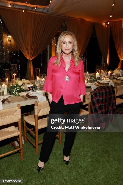 Kathy Hilton attends Evan Ross Katz and Threads by Instagram's "Chaos Dinner" at the home of Crystal Kung Minkoff on November 15, 2023 in Los...