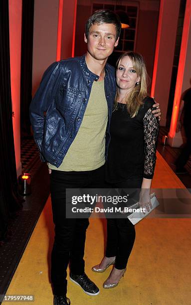 Tom Chaplin and wife Natalie attend the Queen AIDS Benefit in support of The Mercury Phoenix Trust at One Mayfair on September 5, 2013 in London,...