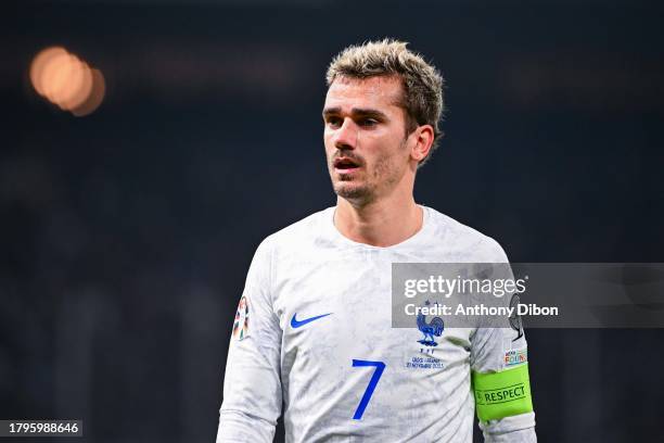 Antoine GRIEZMANN of France during the UEFA Euro 2024, Group B qualifications match between Greece and France at OPAP Arena on November 21, 2023 in...