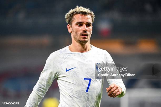 Antoine GRIEZMANN of France during the UEFA Euro 2024, Group B qualifications match between Greece and France at OPAP Arena on November 21, 2023 in...