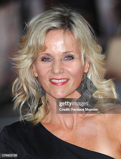 Linda Barker attends the World Premiere of "Diana" at Odeon Leicester Square on September 5, 2013 in London, England.