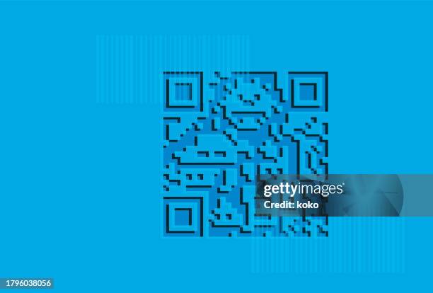 259 Qr Code Background High Res Illustrations - Getty Images