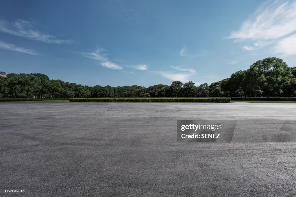 Empty Parking Lot