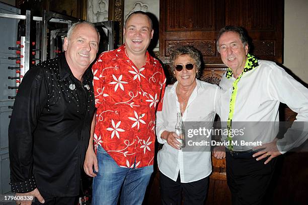 Spike Edney, Al Murray, Roger Daltrey and Eric Idle attend the Queen AIDS Benefit in support of The Mercury Phoenix Trust at One Mayfair on September...