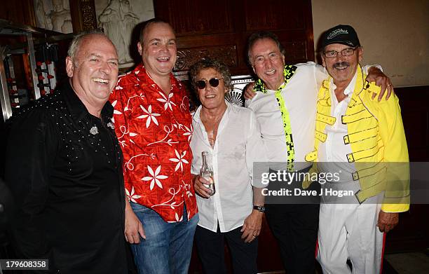 Philip Edney, Al Murray, Roger Daltrey, Eric Idle and Jim Beach attend The Mercury Phoenix Trust Queens Aids Benefit at One Mayfair on September 5,...