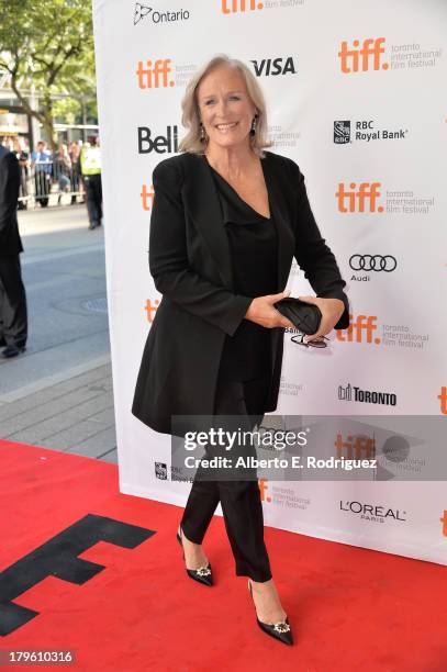 Actress Glenn Close arrives at "The Big Chill" 30th Anniversary screening during the 2013 Toronto International Film Festival at Princess of Wales...