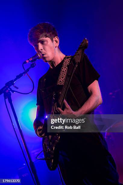 Robert Milton from Dog is Dead performs at Day 1 of Bestival at Robin Hill Country Park on September 5, 2013 in Newport, Isle of Wight.