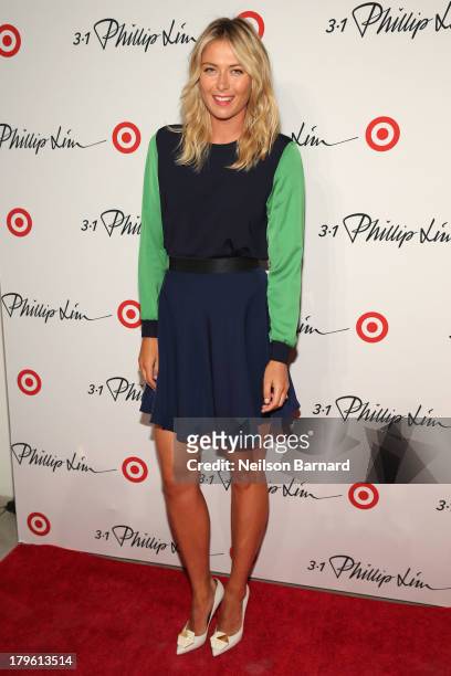 Professional tennis player Maria Sharapova attends 3.1 Phillip Lim for Target launch event on September 5, 2013 in New York City.
