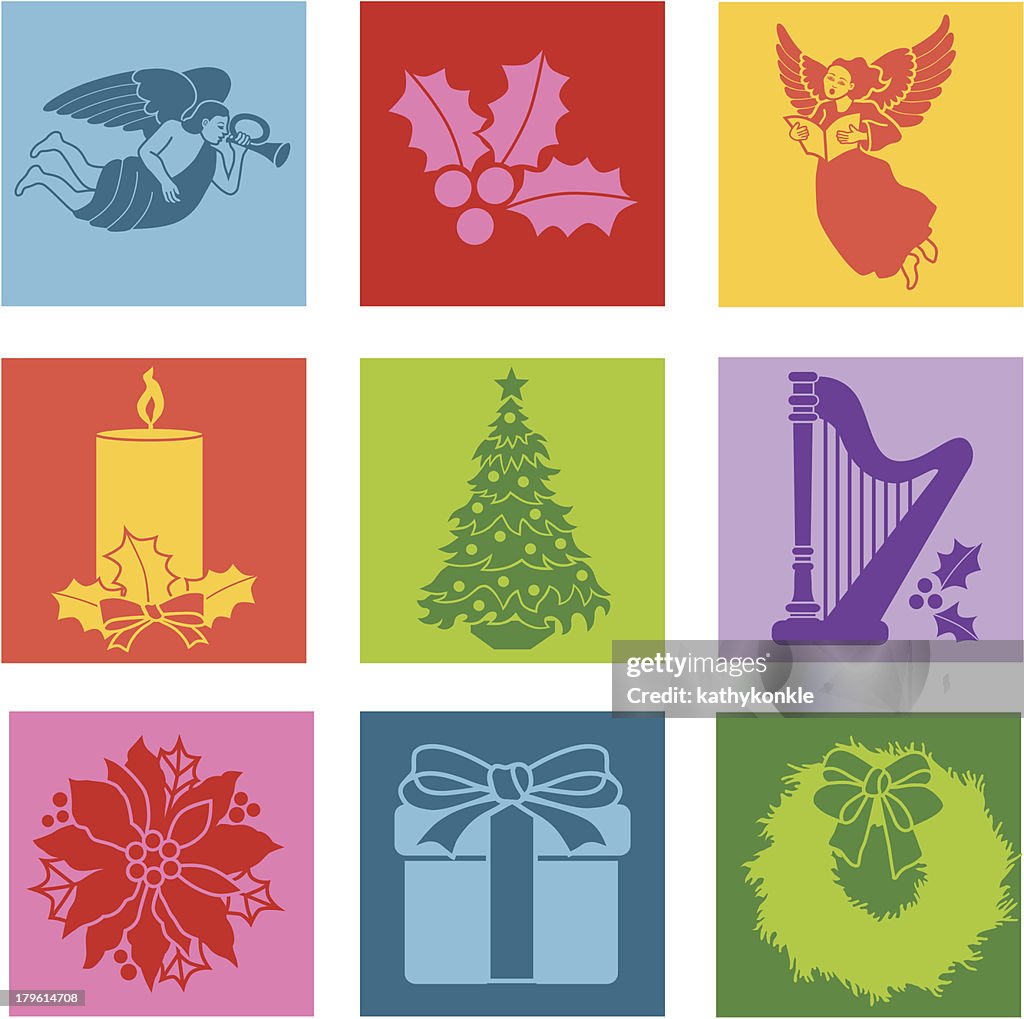 Ícones de Natal Cristão