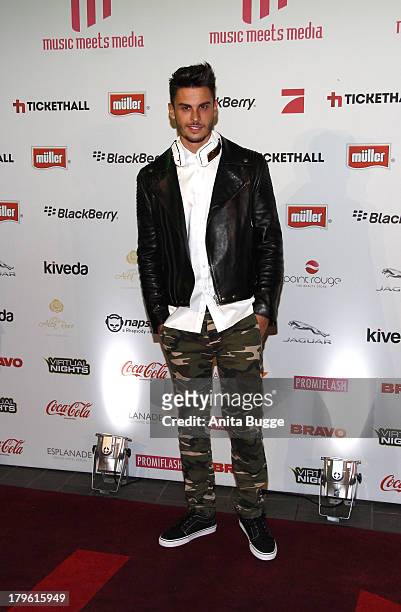 Baptiste Giabiconi attends the Music Meets Media 2013 Award at Grand Hotel Esplanade on September 5, 2013 in Berlin, Germany.