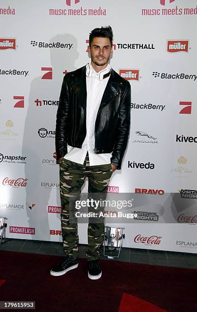 Baptiste Giabiconi attends the Music Meets Media 2013 Award at Grand Hotel Esplanade on September 5, 2013 in Berlin, Germany.