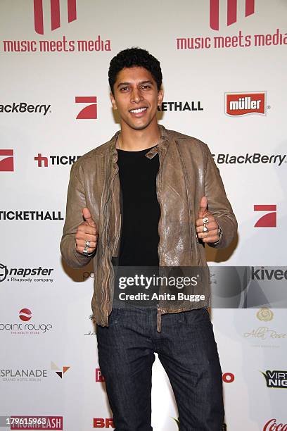 Andreas Bourani attends the Music Meets Media 2013 Award at Grand Hotel Esplanade on September 5, 2013 in Berlin, Germany.