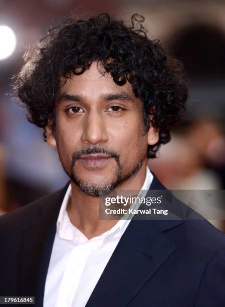 Naveen Andrews attends the world premiere of "Diana" at Odeon Leicester Square on September 5, 2013 in London, England.