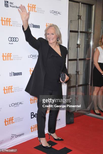 Actress Glenn Close arrives for 'The Big Chill' 30th Anniversary Screening at the 2013 Toronto International Film Festival at Princess of Wales...