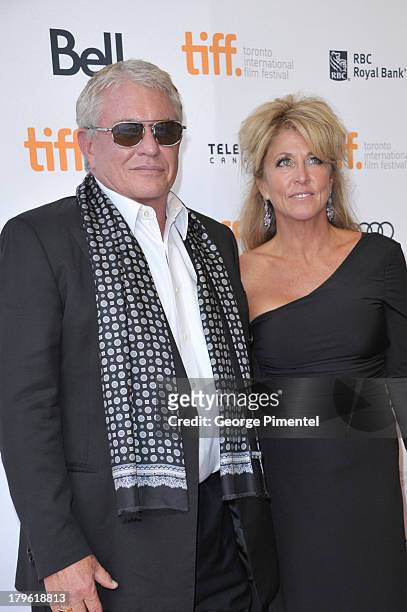Actor Tom Berenger and wife Laura Moretti arrive at 'The Big Chill' 30th Anniversary screening during the 2013 Toronto International Film Festival at...