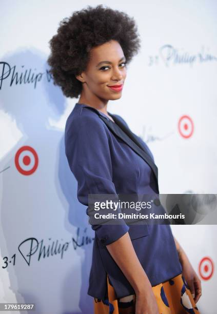 Solange Knowles attends the 3.1 Phillip Lim for Target Launch Event at Spring Studio on September 5, 2013 in New York City.