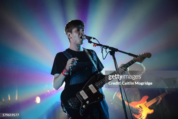 Robert Milton of Dog is Dead performs at Day 1 of Bestival at Robin Hill Country Park on September 5, 2013 in Newport, Isle of Wight.