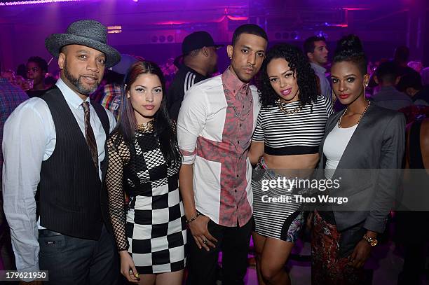 Producer Kerry Brothers, Jr., Maxine Ashley, Mateo, Elle Varner, and guest attend the VEVO And Styled To Rock Celebration Hosted by 'Styled to Rock'...