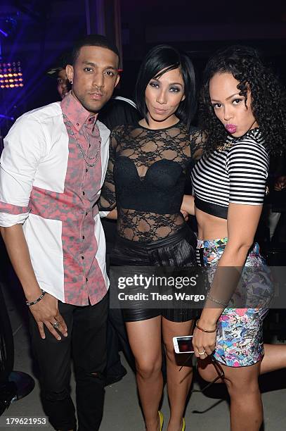 Mateo, Bridget Kelly, and Elle Varner attend the VEVO And Styled To Rock Celebration Hosted by 'Styled to Rock' Mentor Erin Wasson with Performances...