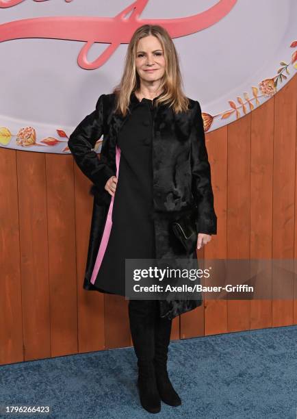 Jennifer Jason Leigh attends FX's "Fargo" Year 5 Premiere at Nya Studios on November 15, 2023 in Los Angeles, California.