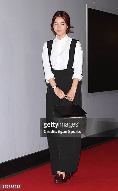 Kang Hye-Jung attends the 'The Face Reader' VIP press screening at Yongsan CGV on September 4, 2013 in Seoul, South Korea.