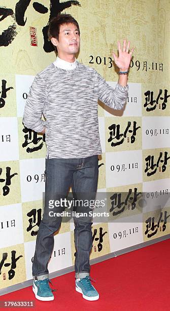 Ko Joo-Won attends the 'The Face Reader' VIP press screening at Yongsan CGV on September 4, 2013 in Seoul, South Korea.